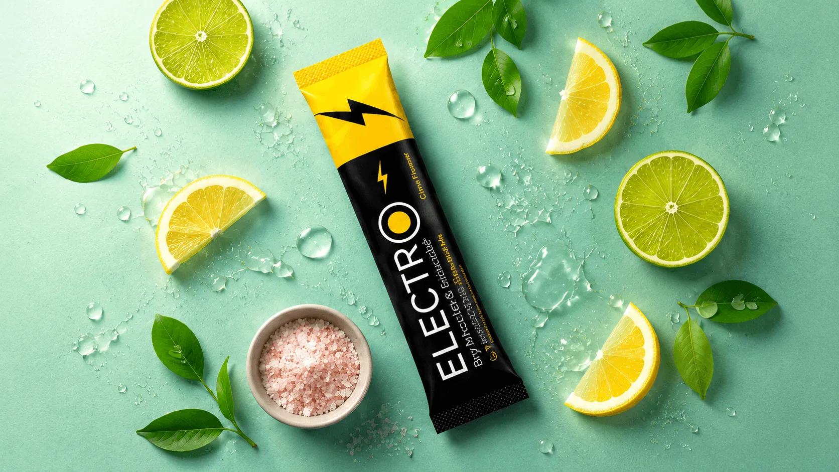 Muscle Miracle Electrolytes citrus drink poured over ice